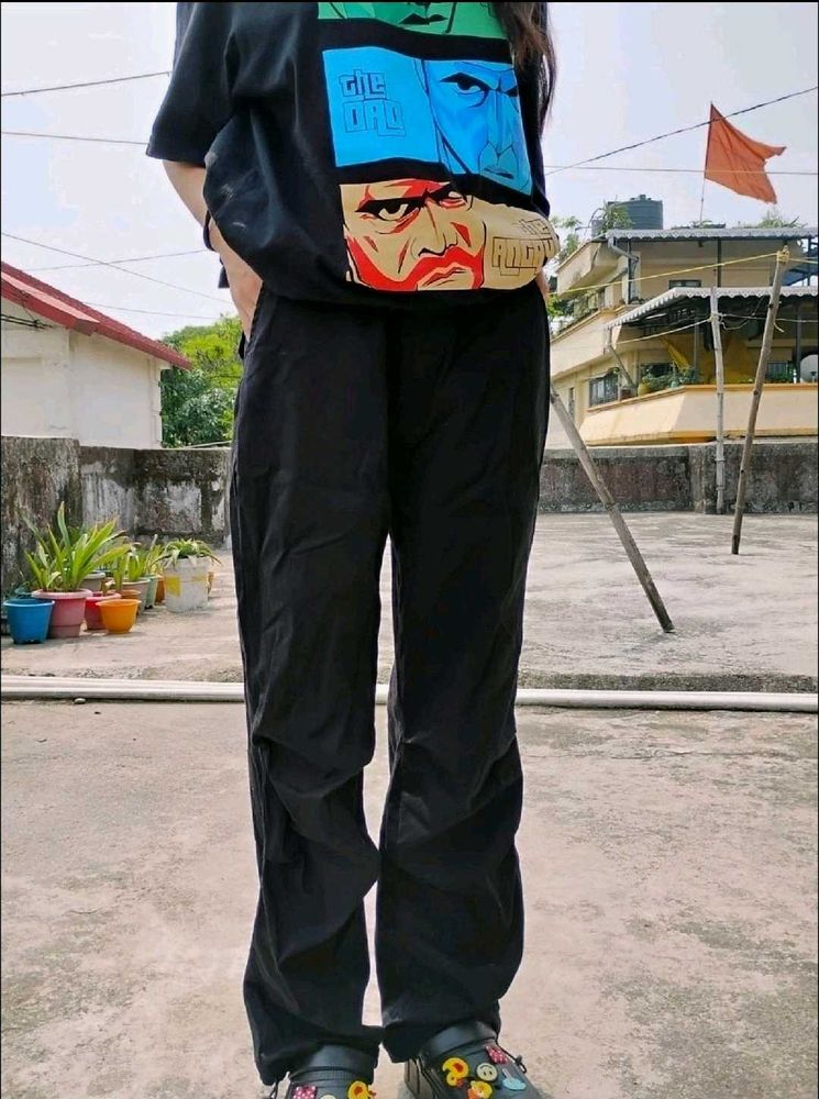 Black Straight Leg Pants