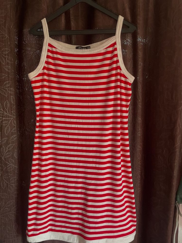 Bodycon Red Sleeveless Dress