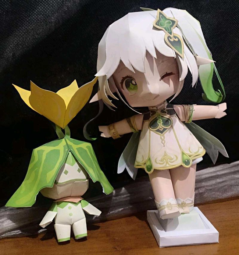 Genshin Impact Nahida Papercraft Dolls