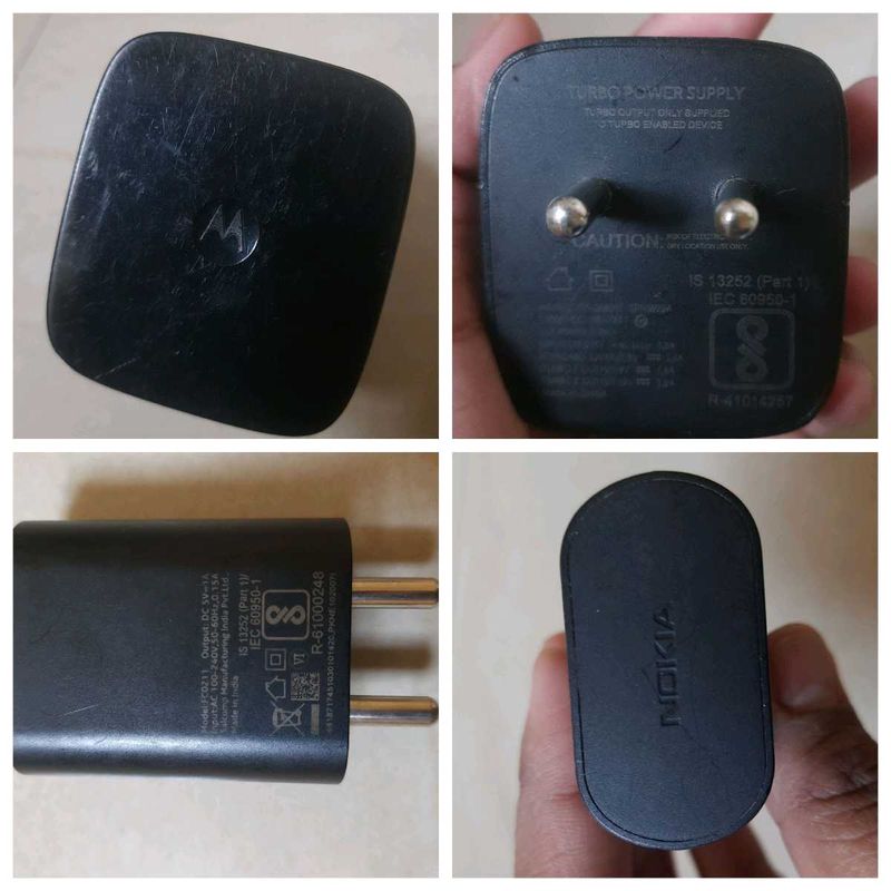 2 Original Usb B Charger Adapters