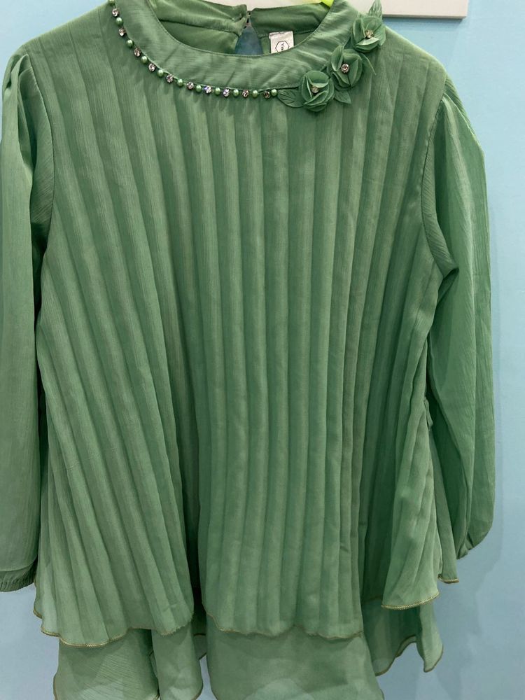 Green Partywear Beautiful Top