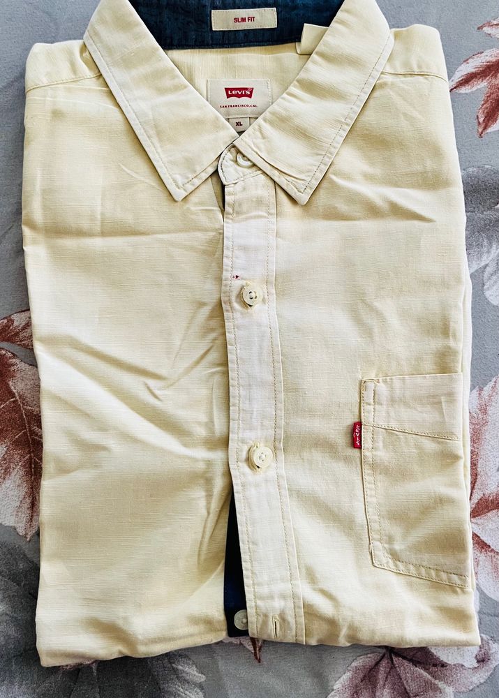 Pepe Jeans Yellow Colour Full Sleeves Shirt