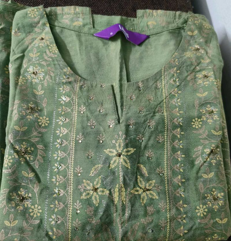 Libas Lime Green Kurti