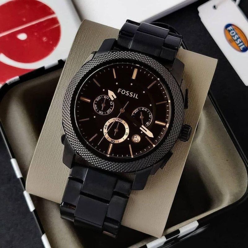 Fossil Black Chronograph Watch