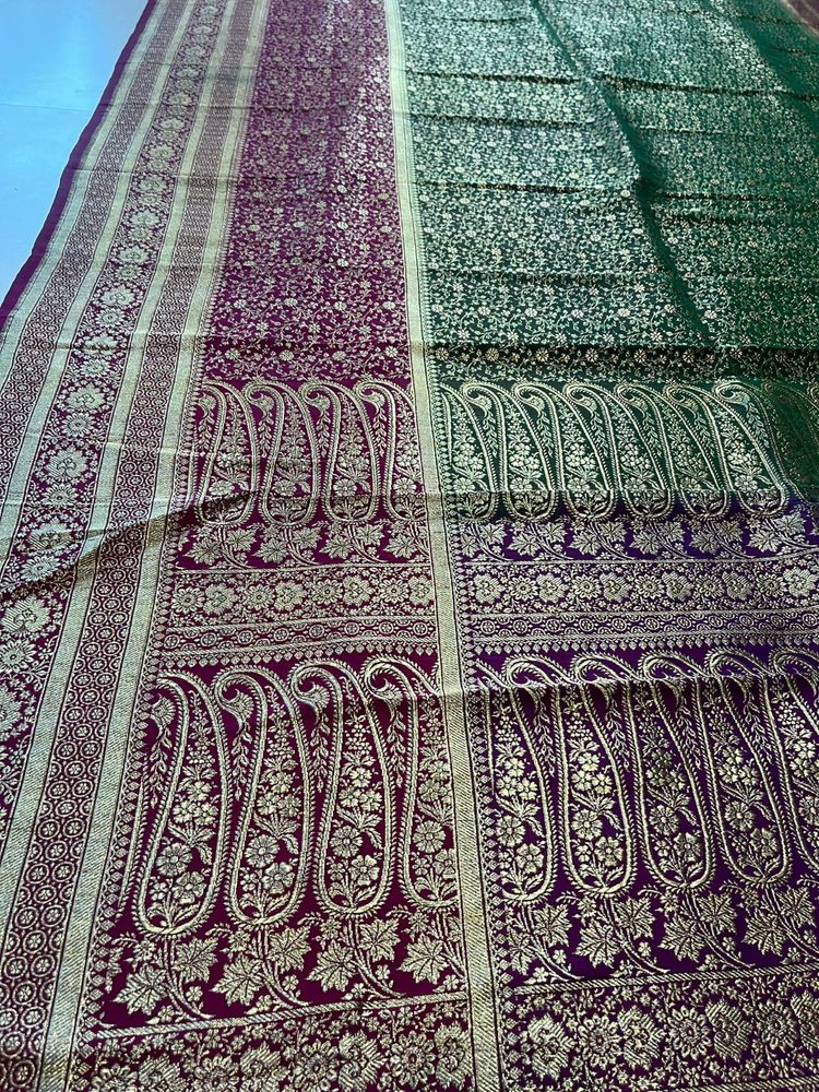 SOLD Pure Silk Brocade Banarasi