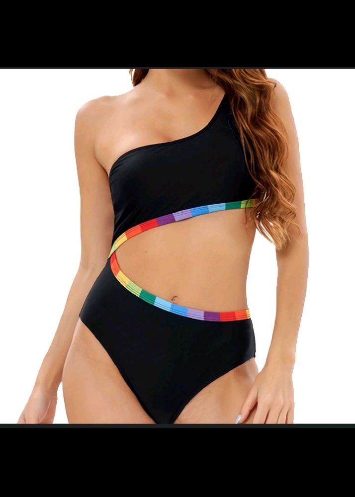 Chic One-Shoulder Swimsuit