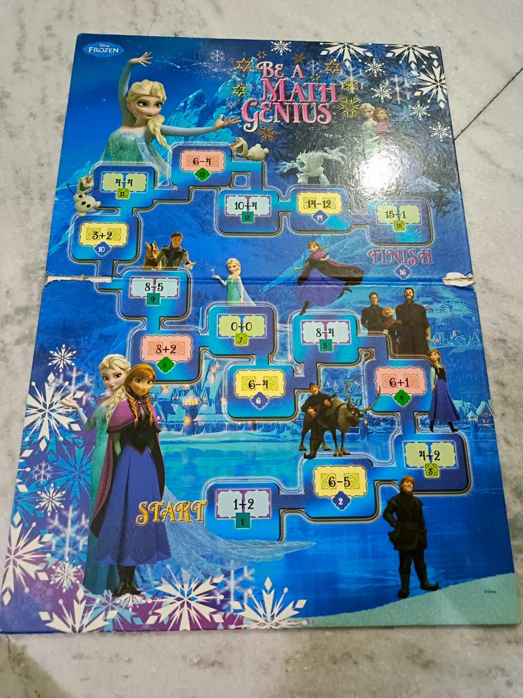 (Set Of 2)Frozen Board Game + Cards