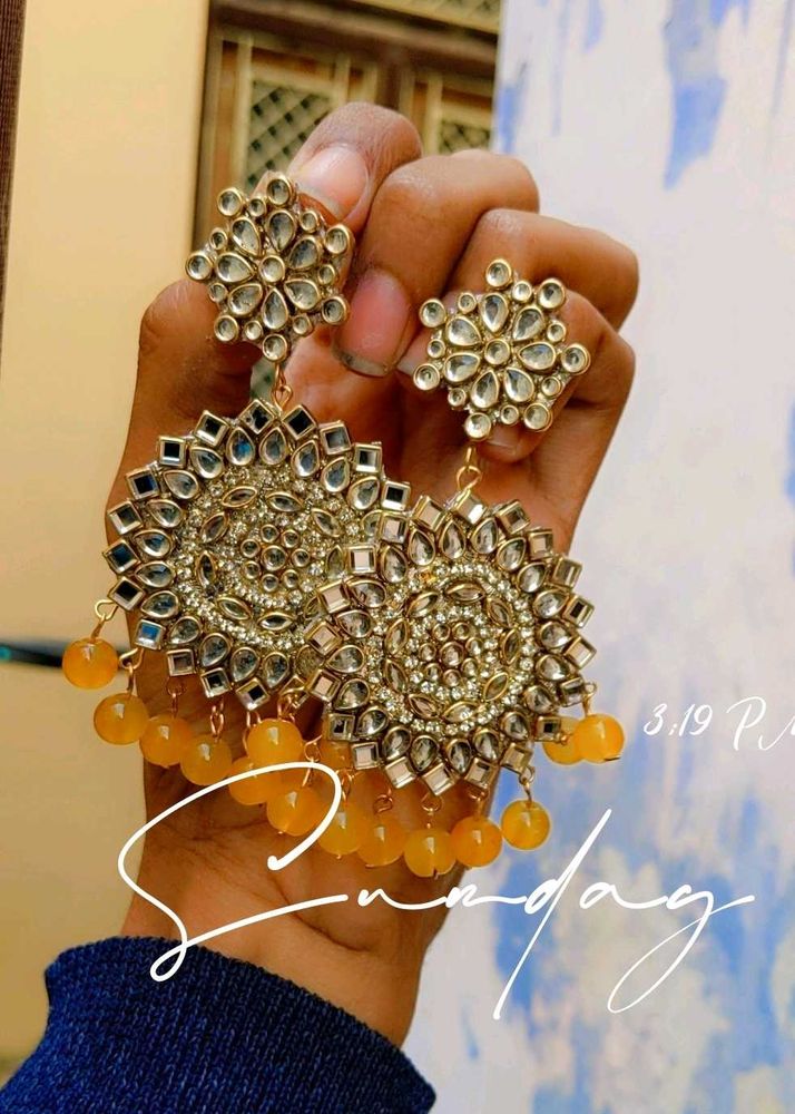 Elegant Kundan Earrings