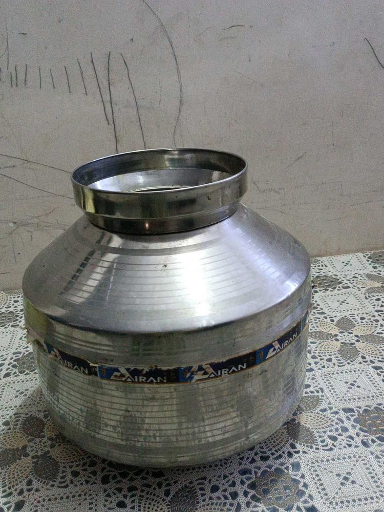 Steel Ka Matka Good Condition