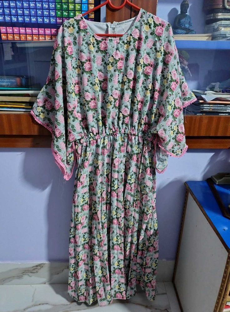 Floral Print Midi Dress