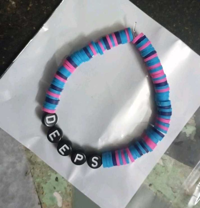Colorful Name Beaded  Bracelet