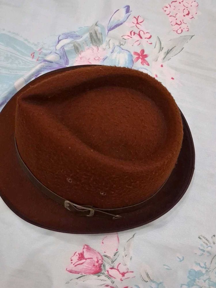 Vintage Brown Thailand Hat