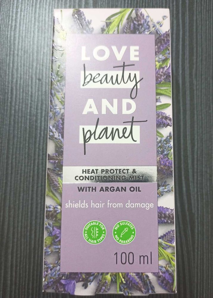 Love Beauty Planet Heat Protectant Mist
