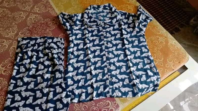Fox Print Pajama Set