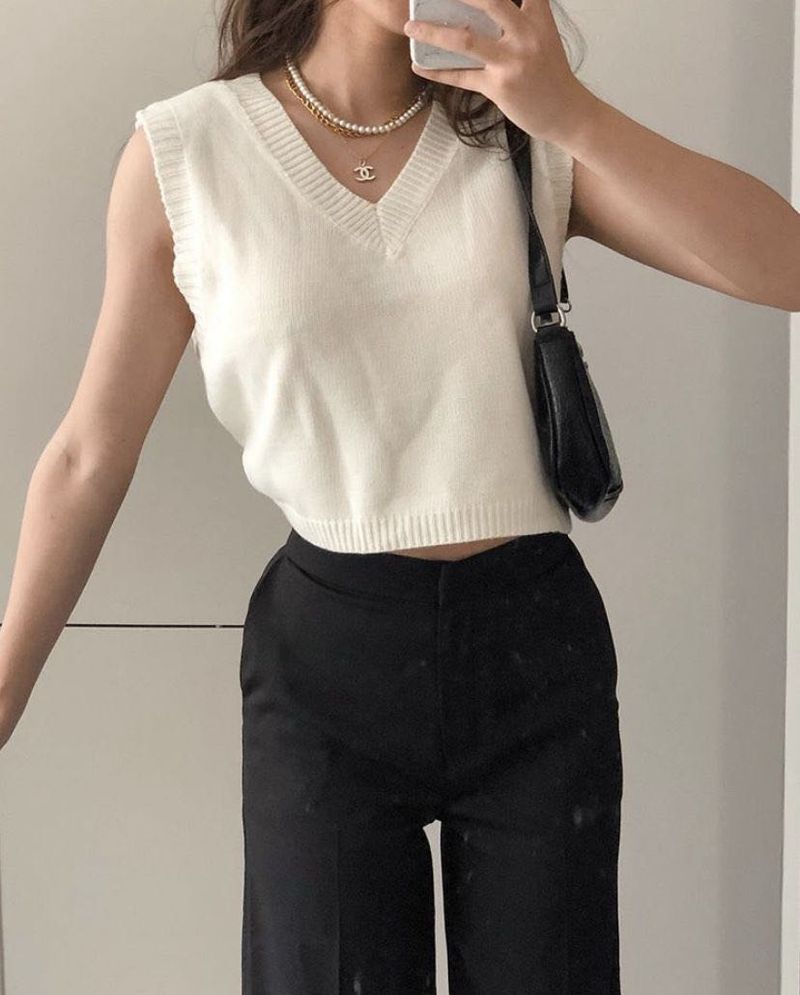 Divided By H&amp;M Knitted Sweater Vest