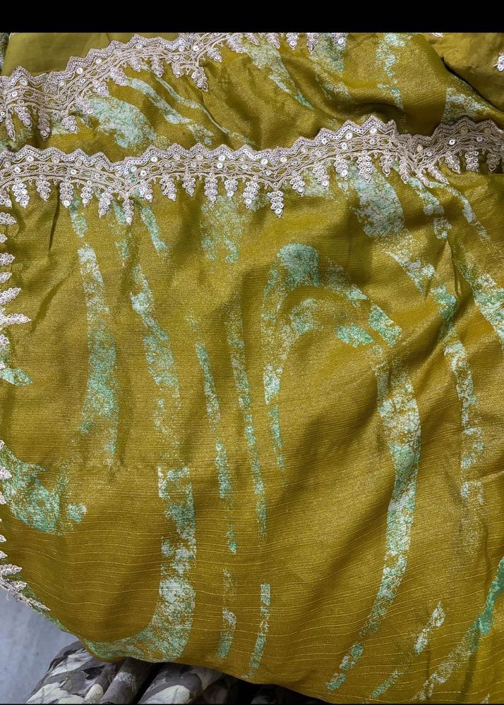 Cut Work Saree