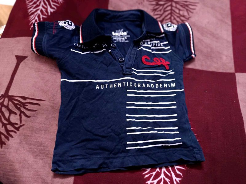 Boys&#39; Graphic Polo Shirt - Size Unknown