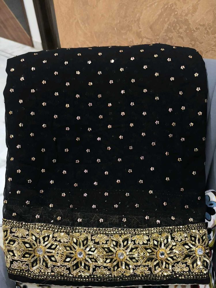Formal Saree With Stiched Blouse Size 42&#34;