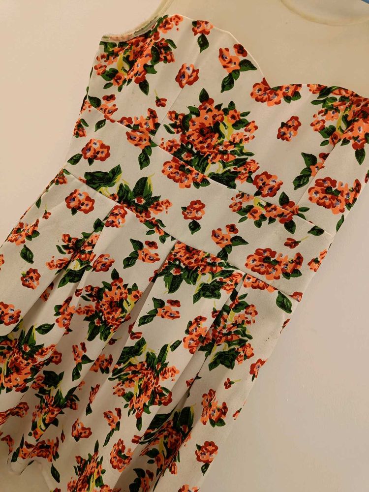 Ginger By Lifestyle Floral Print Flared Dress
