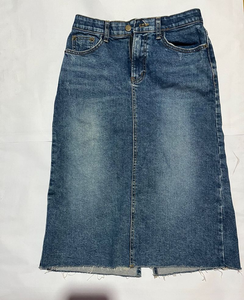 Classic Denim Skirt