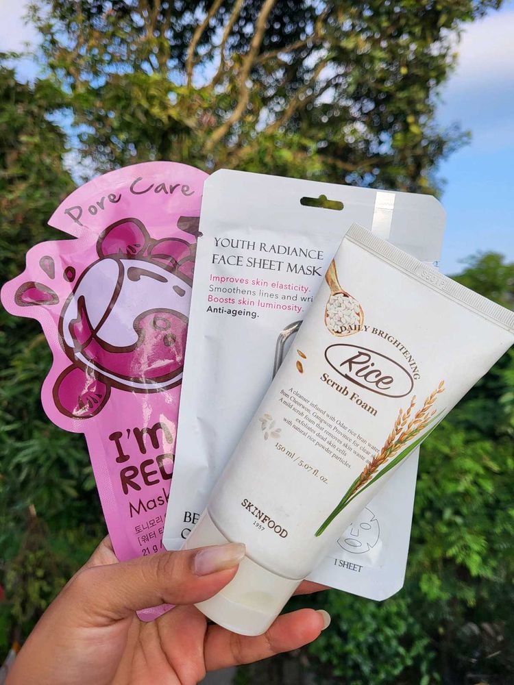 Skinfood+Tonymoly+O3 Facesheet Mask