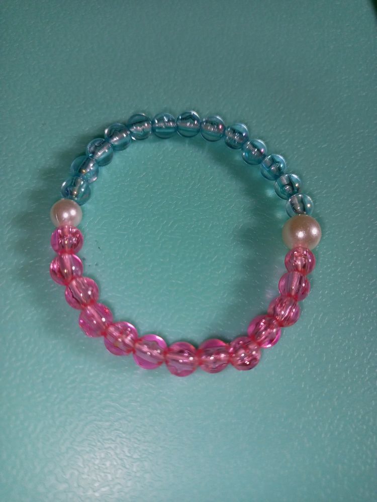 Pink And Blue Bracelet