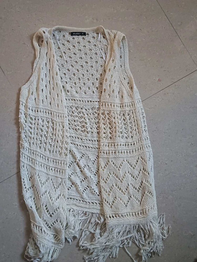 Boho Fringe Vest