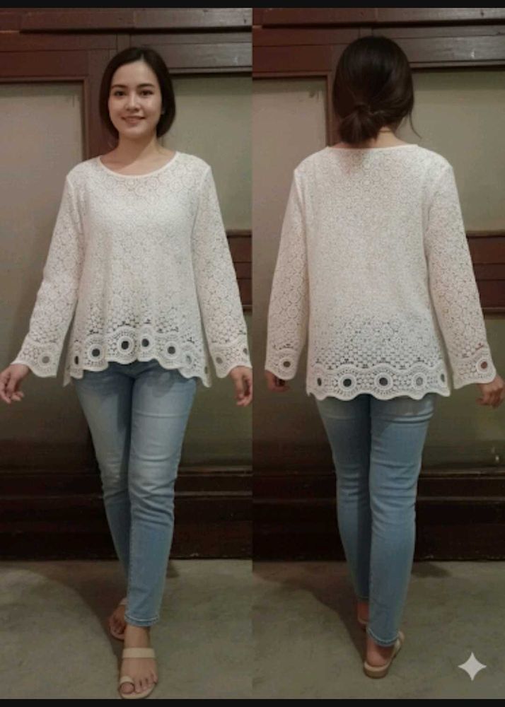 Lace Long Sleeve Top
