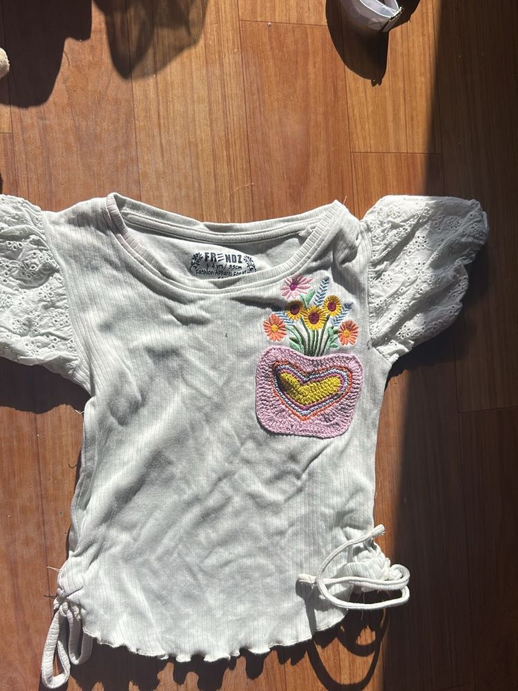 Girls Jeans Top Set