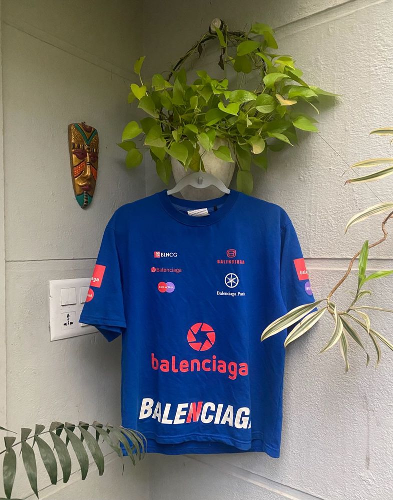 Balenciaga Print Oversized Tee