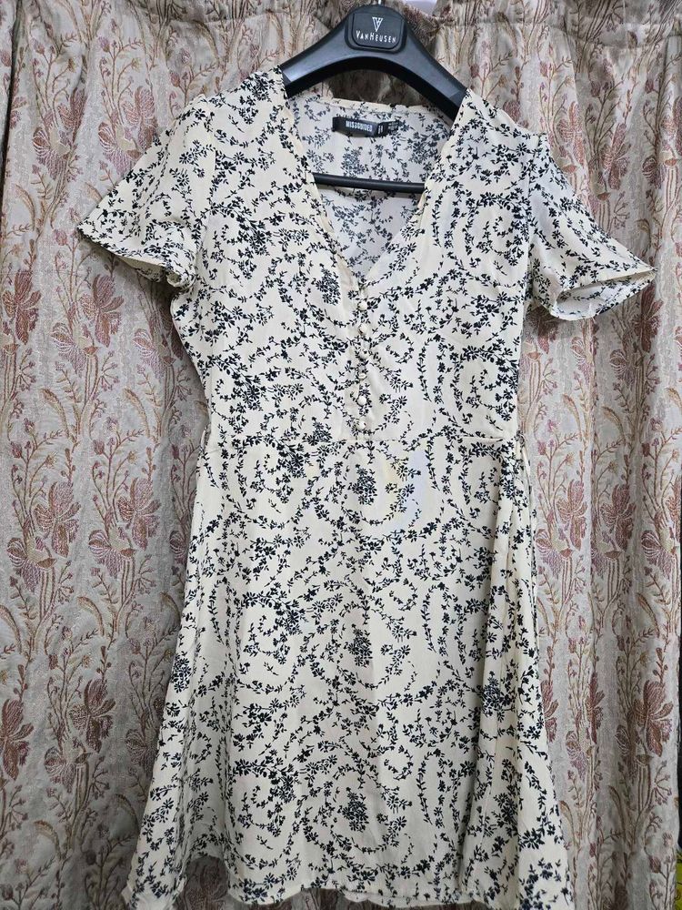 Floral Print Mini Dress