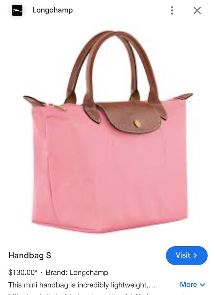 Long champ hand bag for her