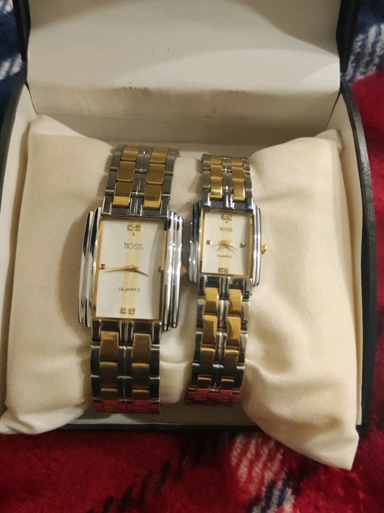 Boss New Condition Couple Watch