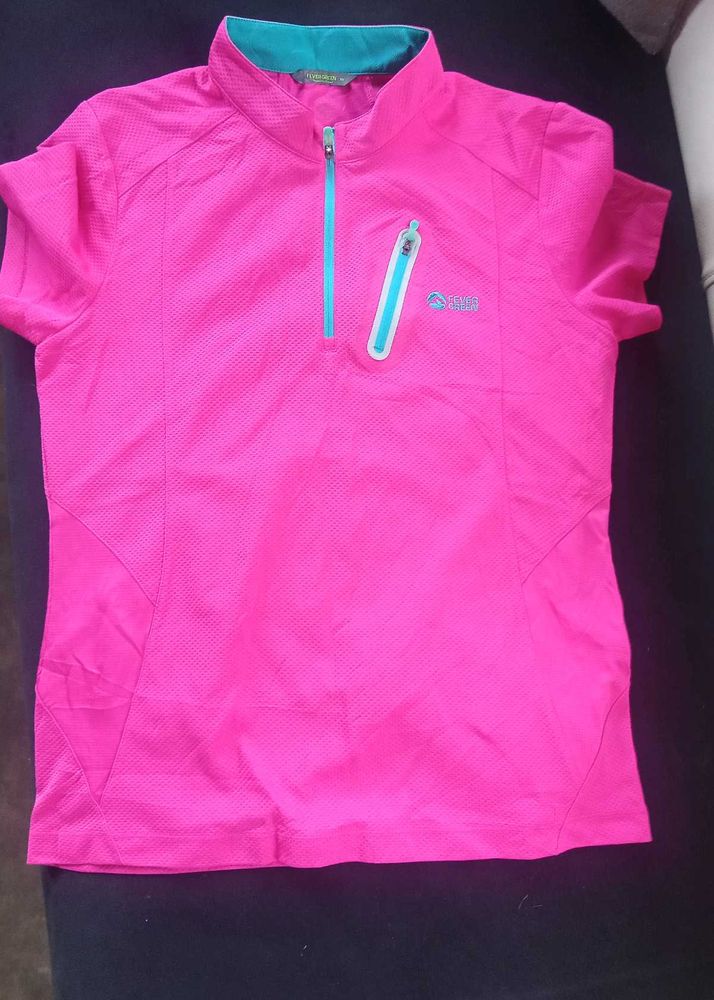 Pink Active Cycling Jersey