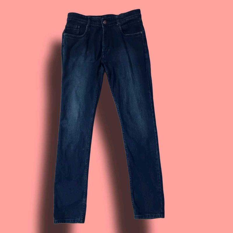 Dark Blue Denim Jeans