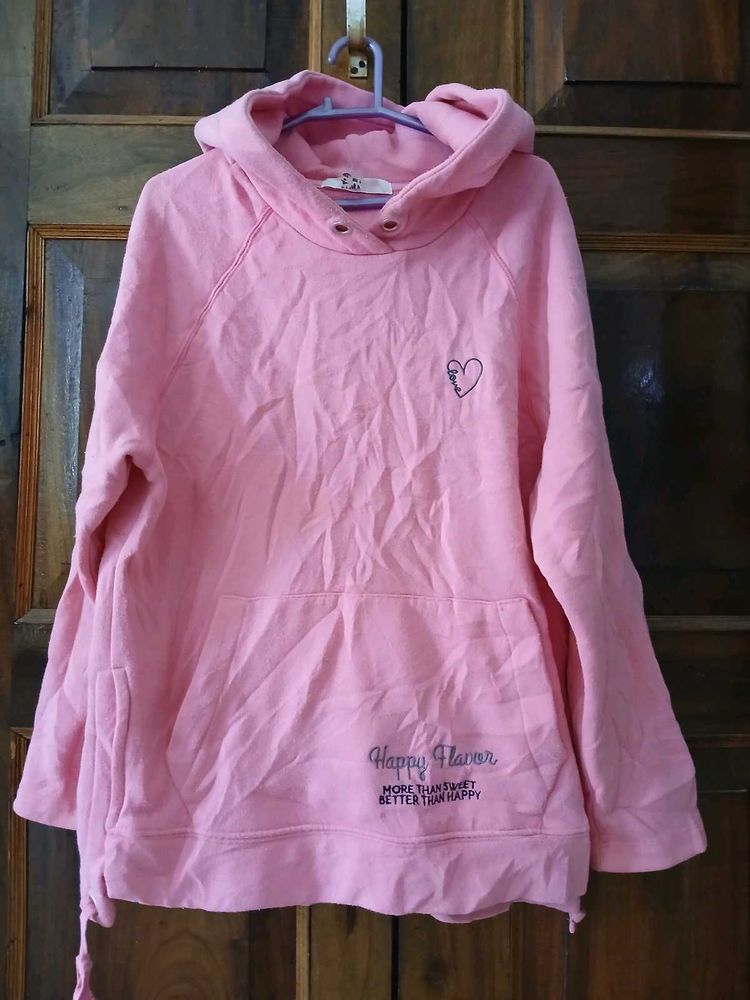 Pink Thrifted Hoodie