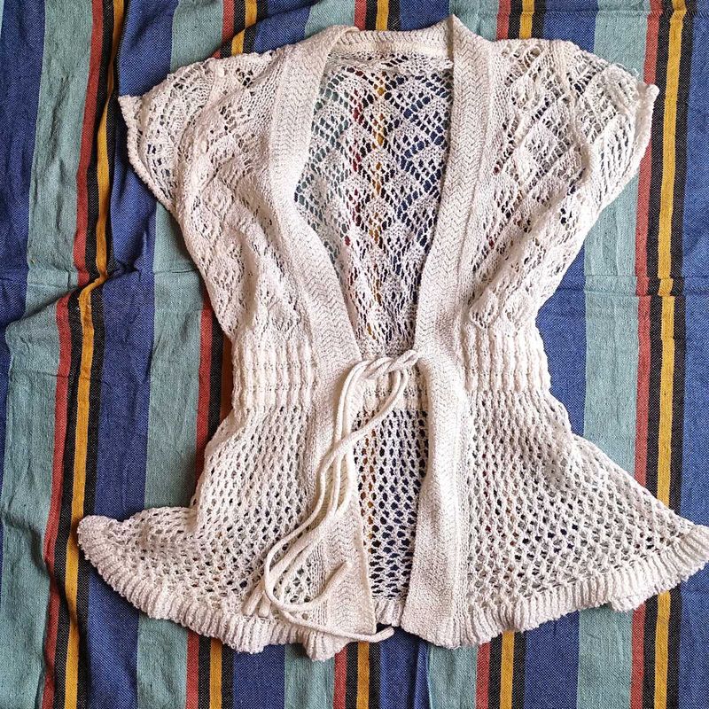 Crochet Knit Cardigan.. but 2 get two free