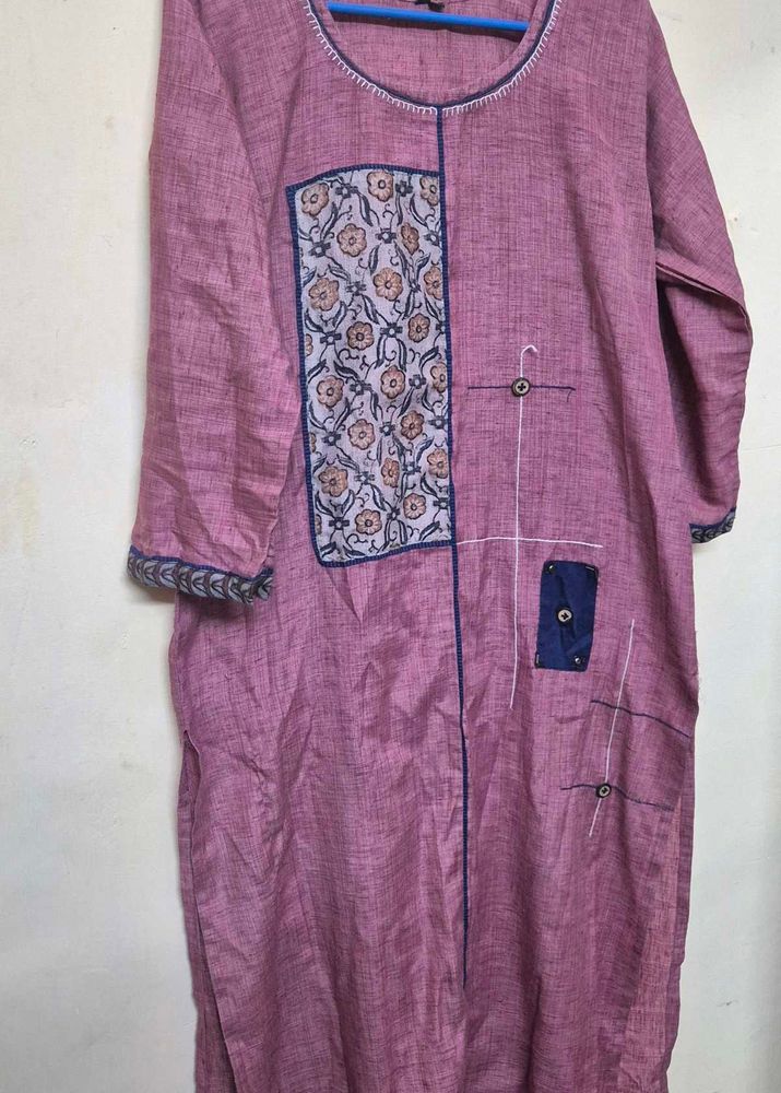 Vintage Floral Patchwork Tunic Top