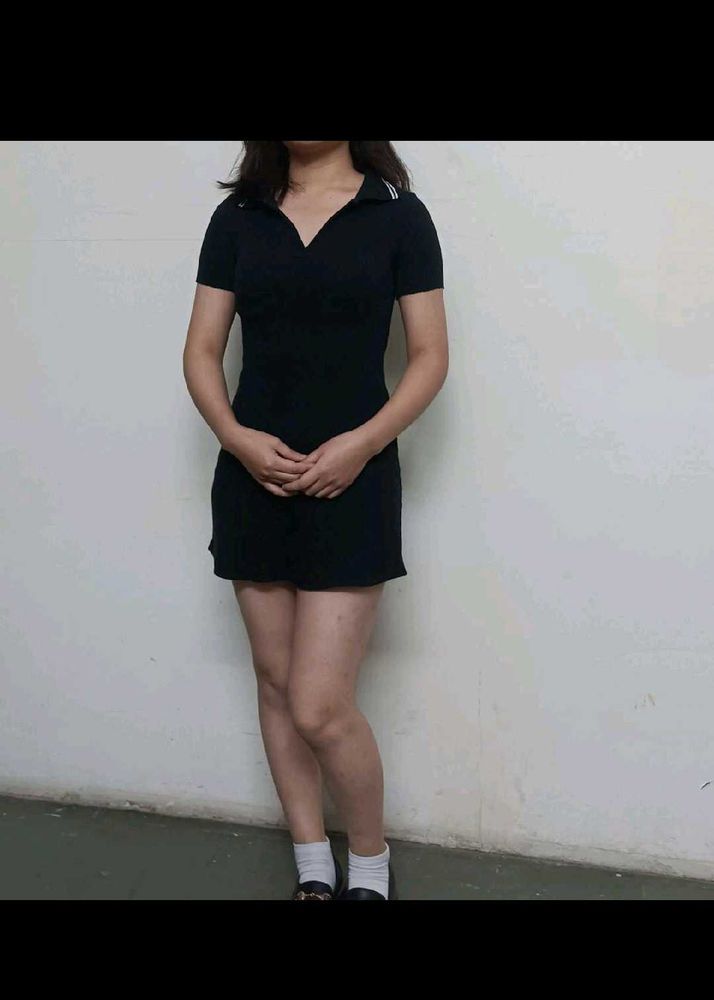 Ripped Tennis Mini Dress