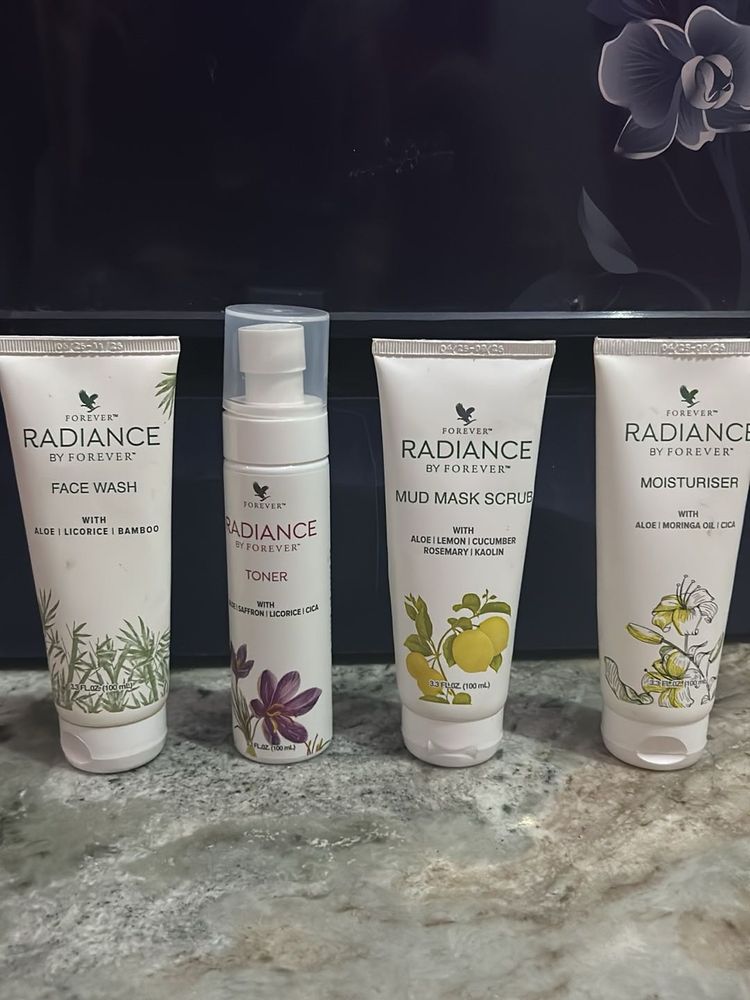 face wash,toner,scrub and moisture