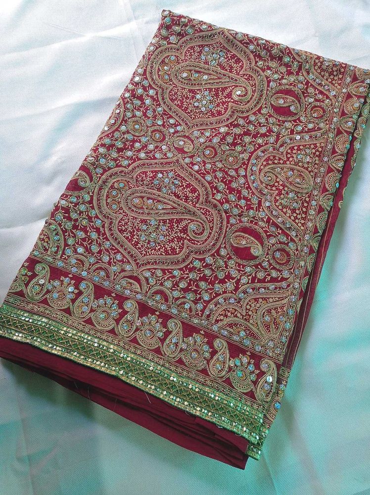 😍Heavy Embroidery Design Saree