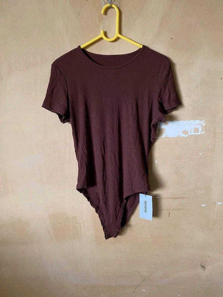 Brown Bodysuit