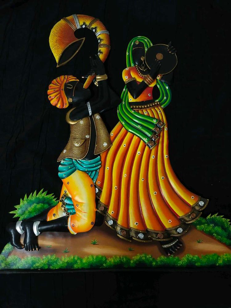 Radha Krishna Wall Art