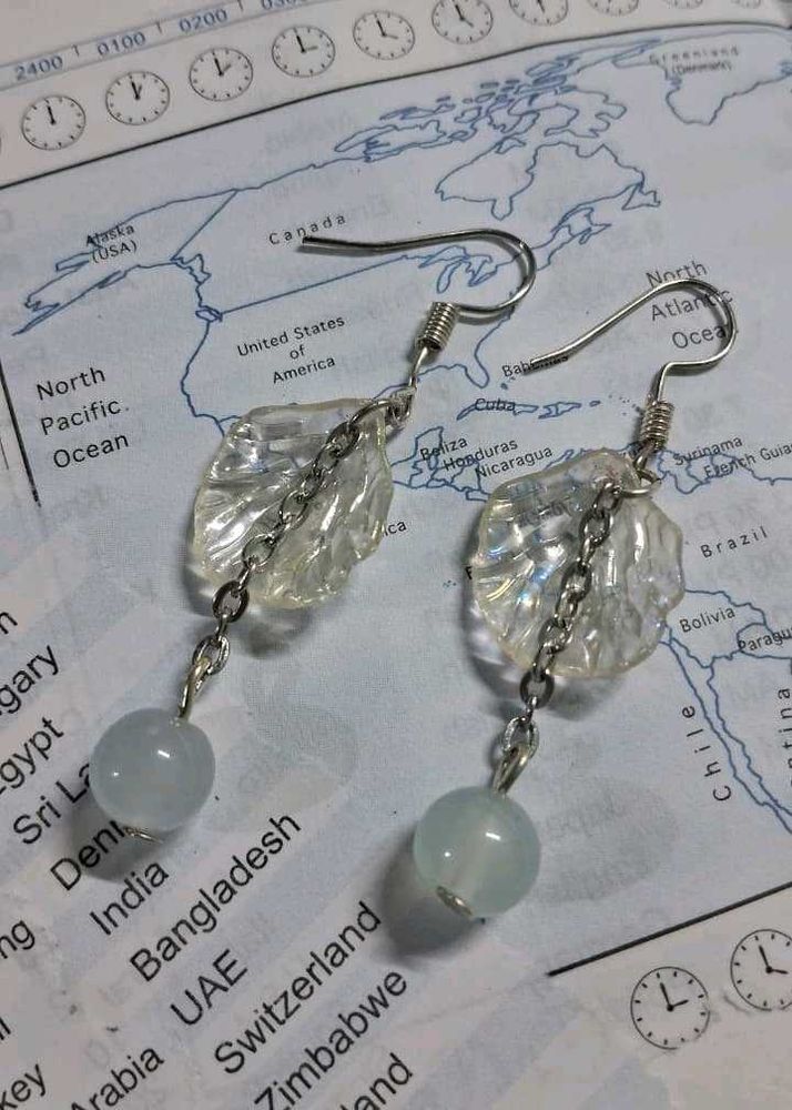 {Crystal Cascade Earrings}