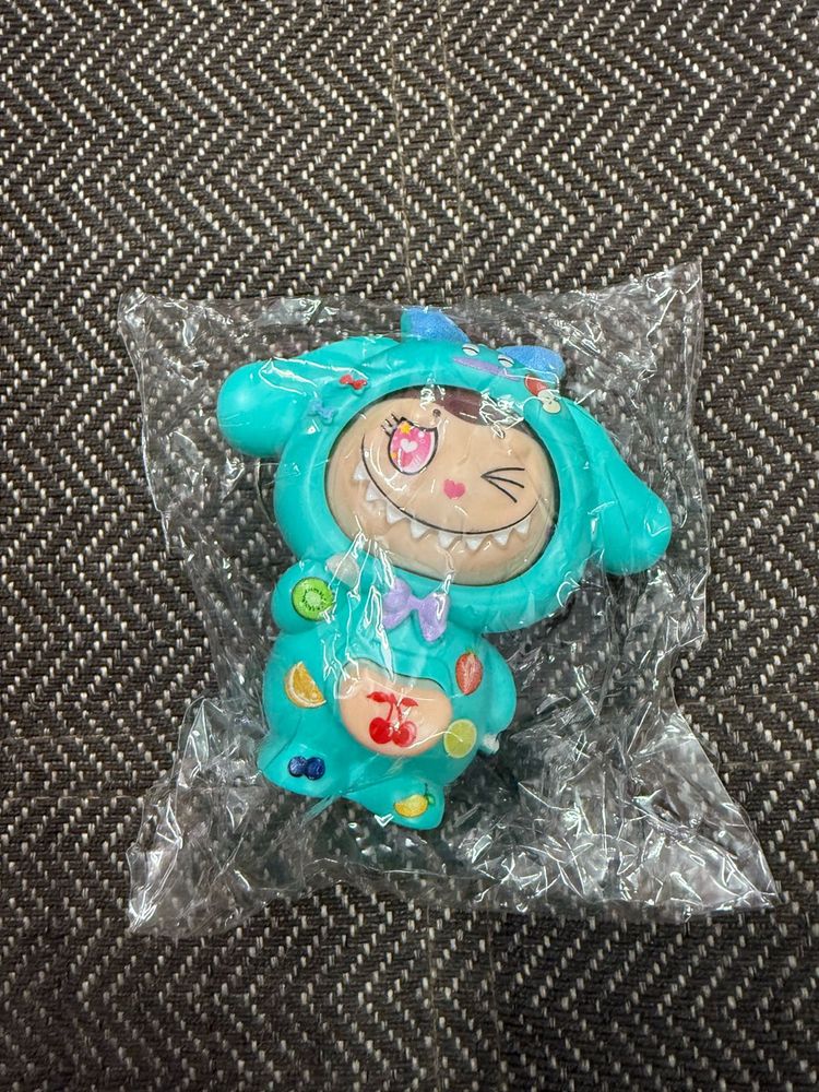 Labubu Face Rotating Keychain