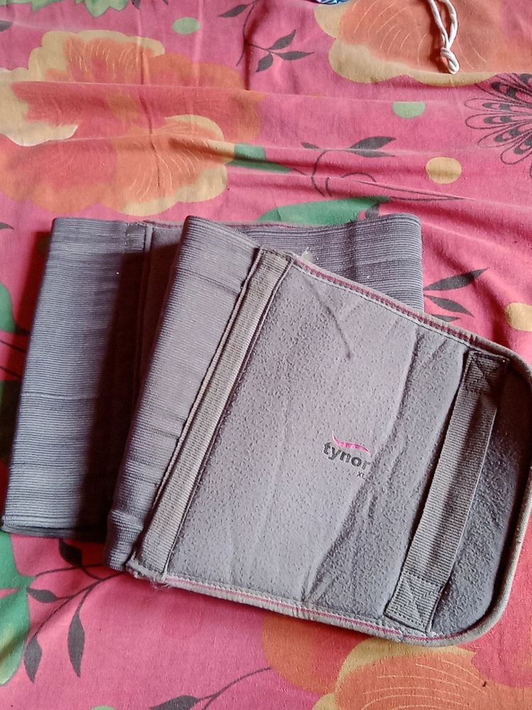 TYNOR Abdominal Support 9&#34;/23 cm,Grey,XL,1 Unit