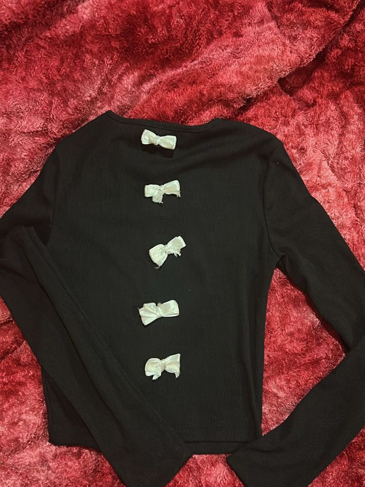 Long Sleeve Crop Top