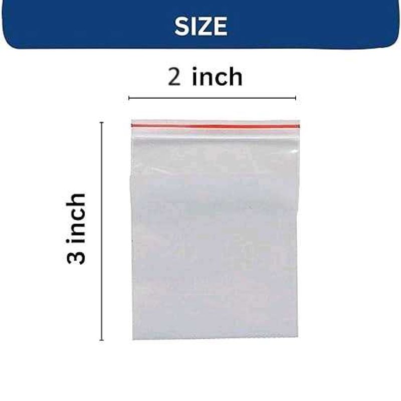 60 Pcs Combo And 2 Pkt Zip Locks Different  Size