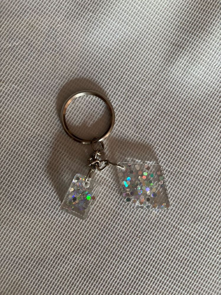 sparkled keychain
