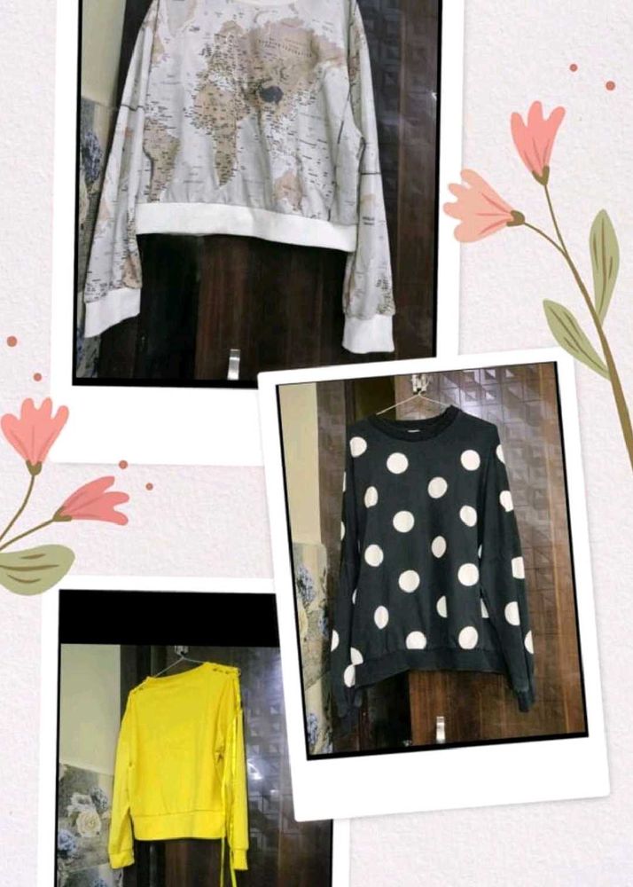 🤍 💛  🖤 Pack Of Three